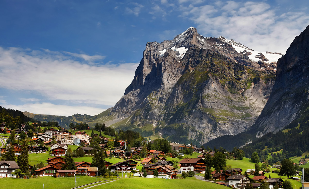 Traumhaftes Landschaftsbild der Schweiz