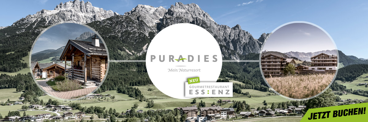 PURADIES Hotel - Biekurlaub in Naturresort in Leogang im Salzburger Land